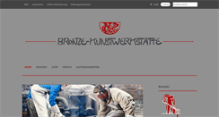 Desktop Screenshot of bronze-kunstwerkstaette.de